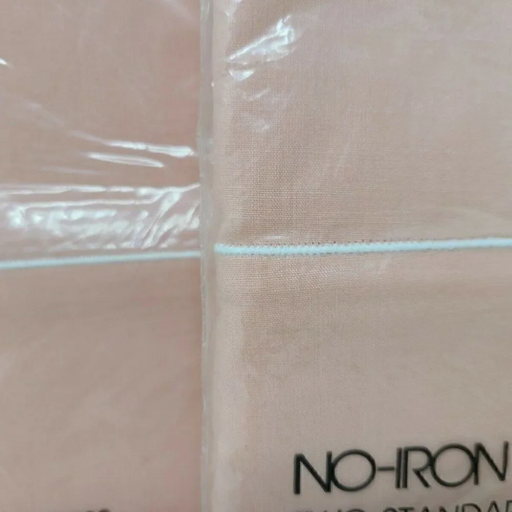 VTG NOS MARTEX TWIN FLAT SHEET PILLOWCASE NO IRON
